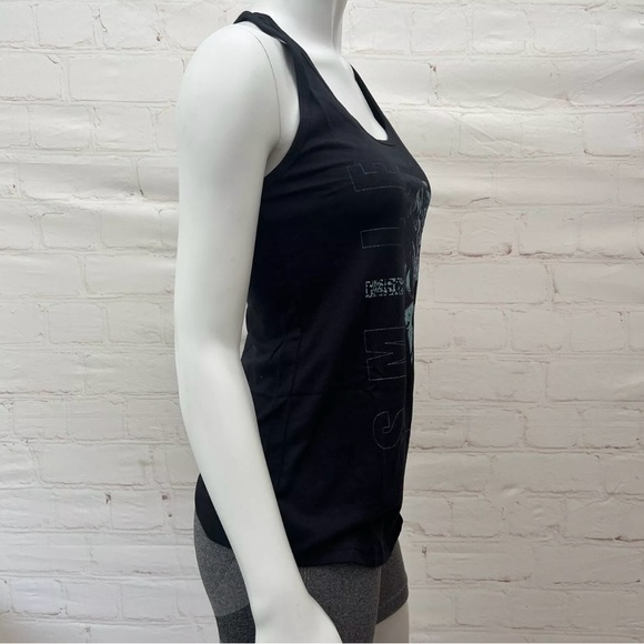 Women’s Dc Comics Batman Smile Black tank top Size M - Picture 4 of 10